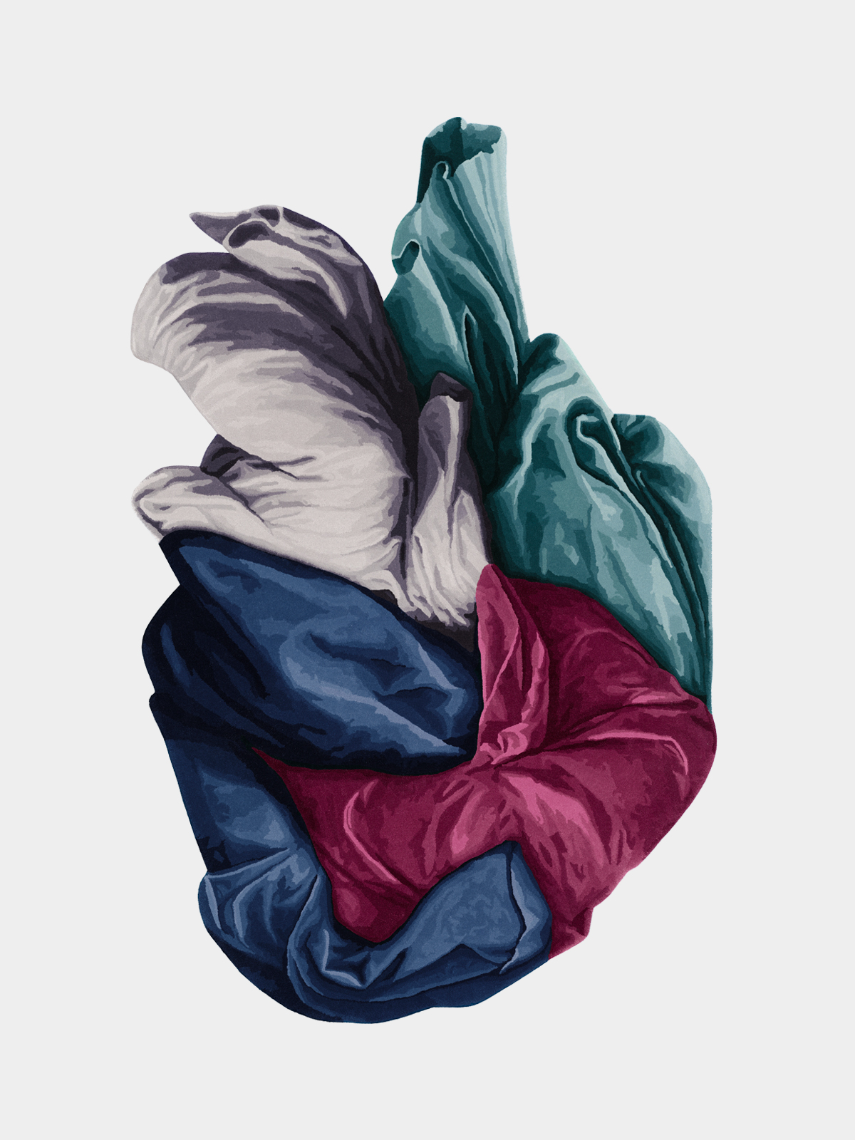 Omecara, Florence Heart, Rug, Collectible Object