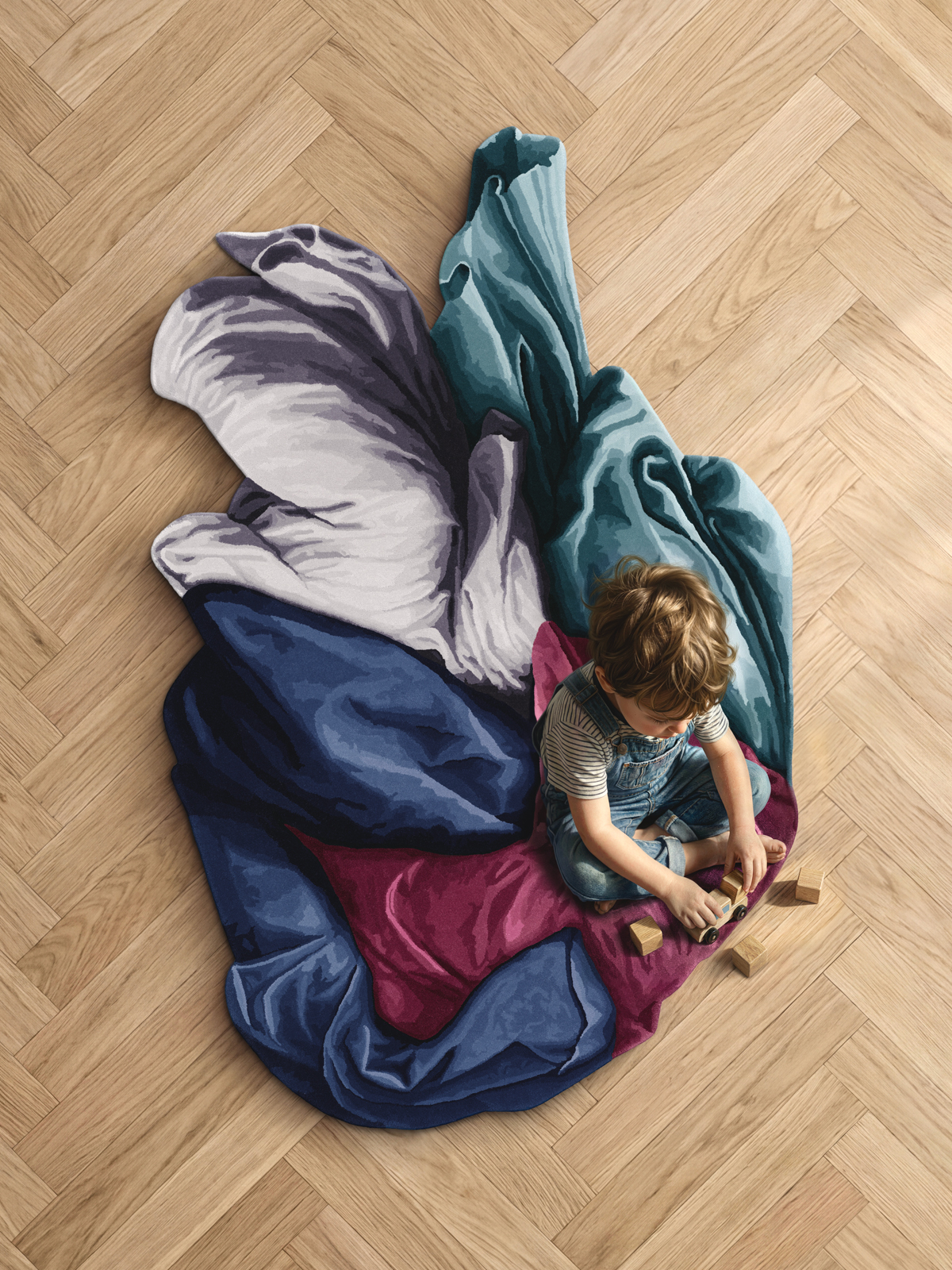 Omecara, Florence Heart, Rug, Collectible Object