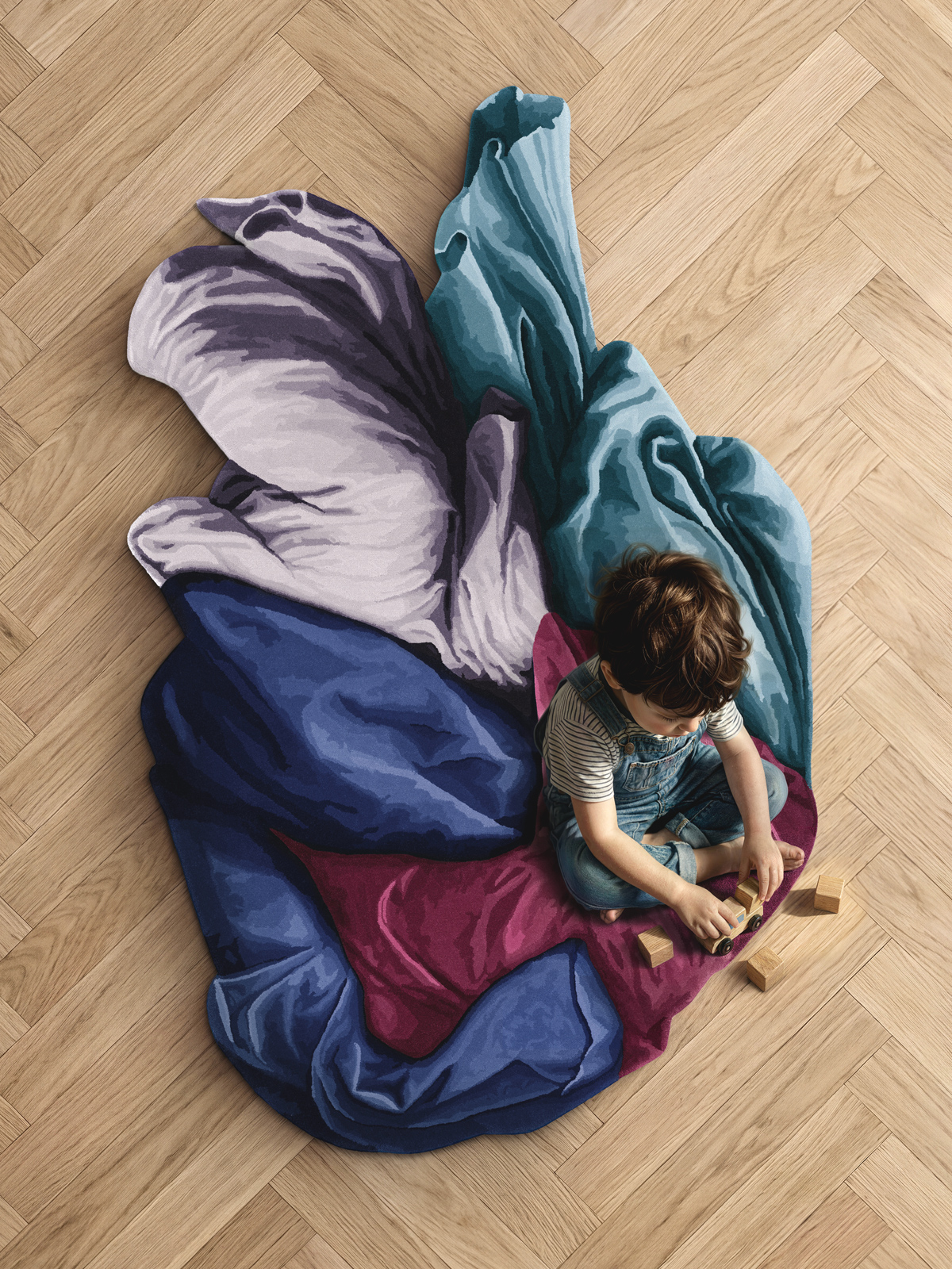 Omecara, Florence Heart, Rug, Collectible Object